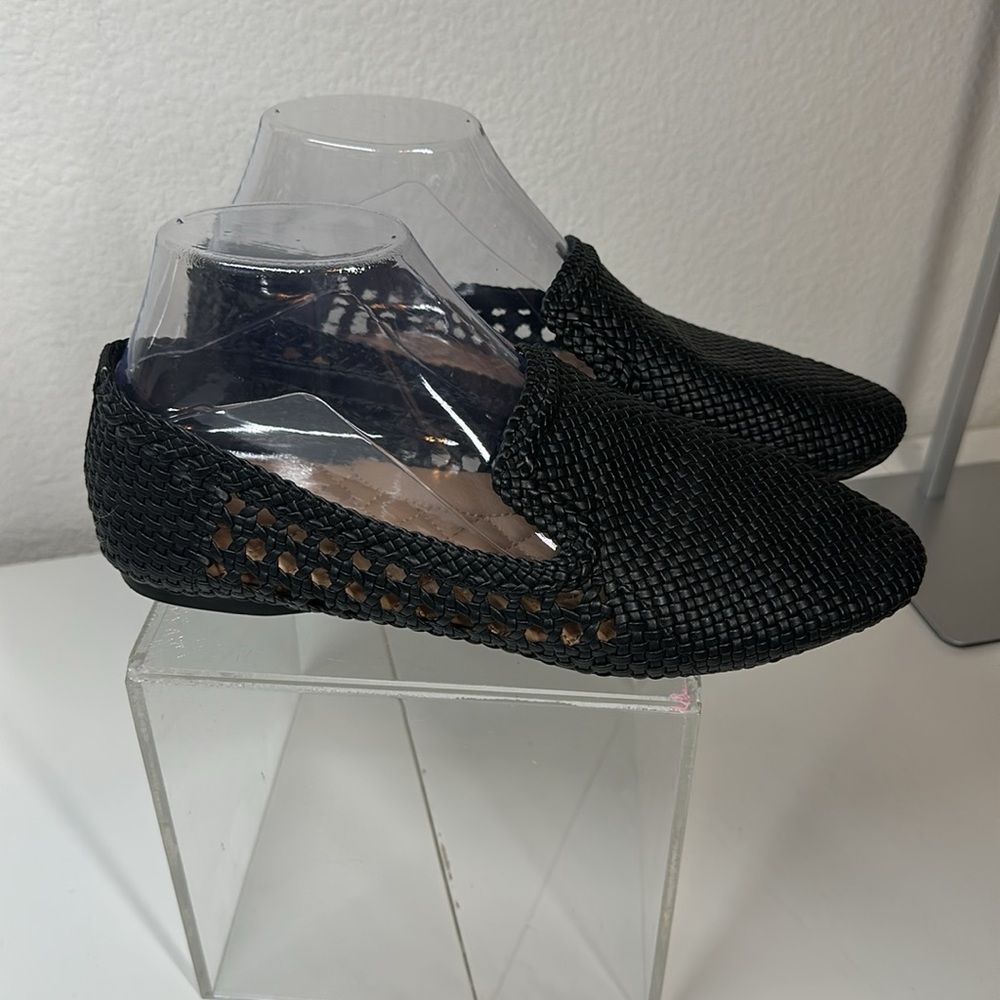Birdies The Starling Black Woven Loafers Black Size 9 - Picture 4 of 8